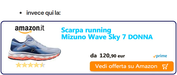 Mizuno wave clearance sky prezzo